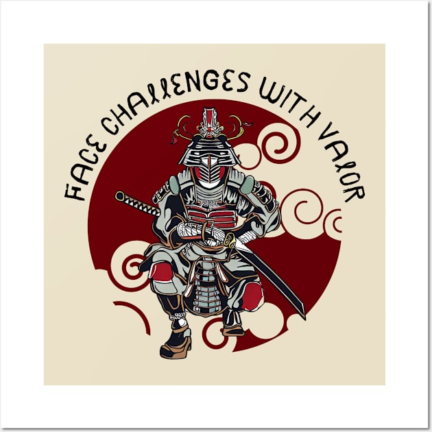 Samurai warrior challenge Wall Art by Japanese Fever